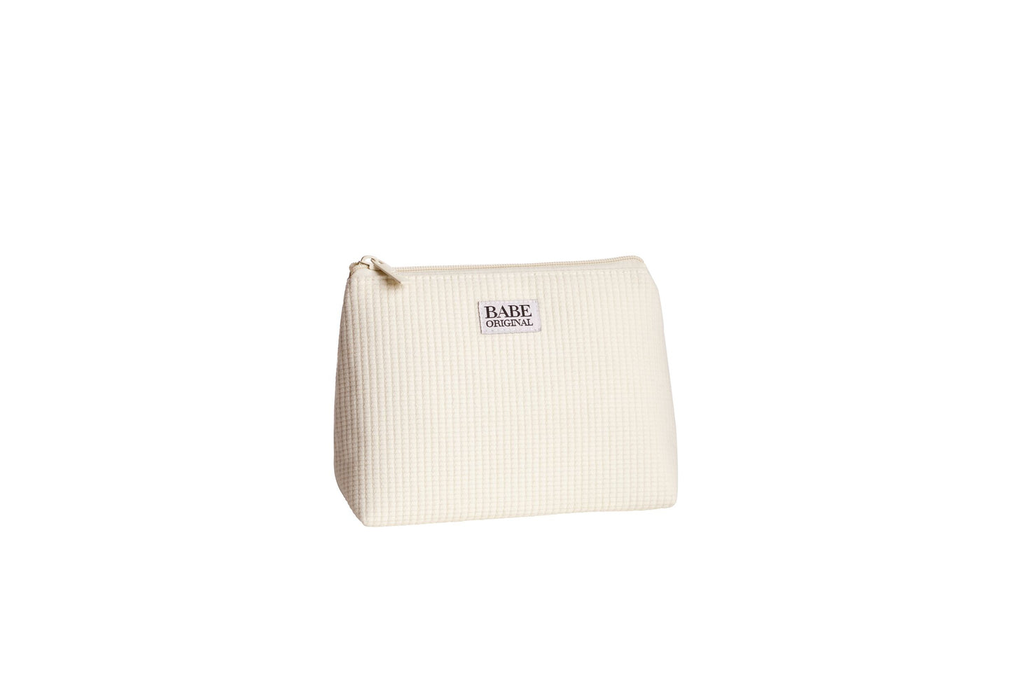 White Corded Makeup Bag